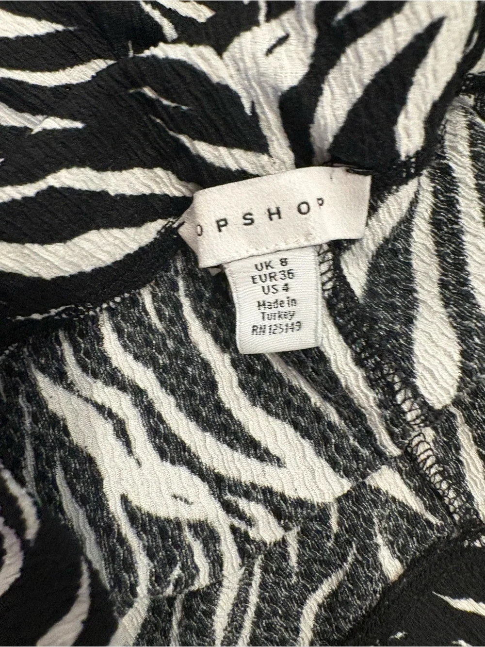 Zebra pants - Picture 2 of 2